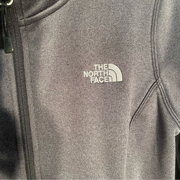 The North Face Agave Fleece Full Zip Jacket Charcoal Gray C656 Women's medium - Picture 2 of 9